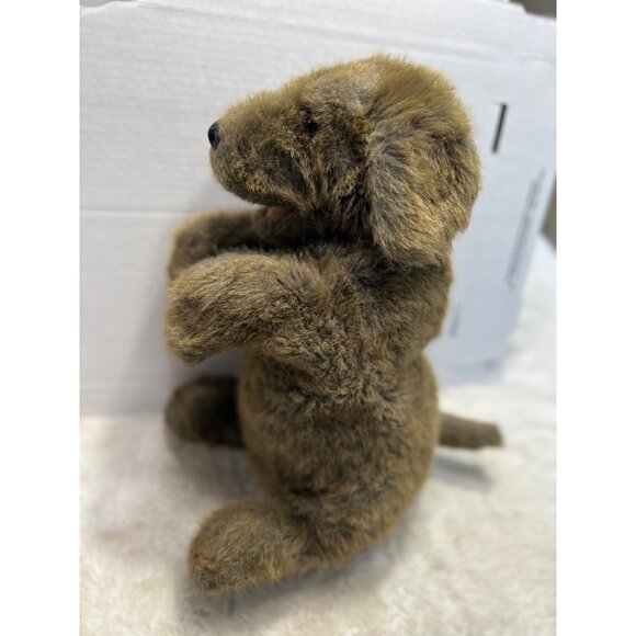 Folkmanis Sitting Dog Hand Puppet Plush Toy - Picture 5 of 9